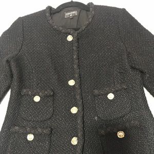 Chanel classic tweed blazer jacket